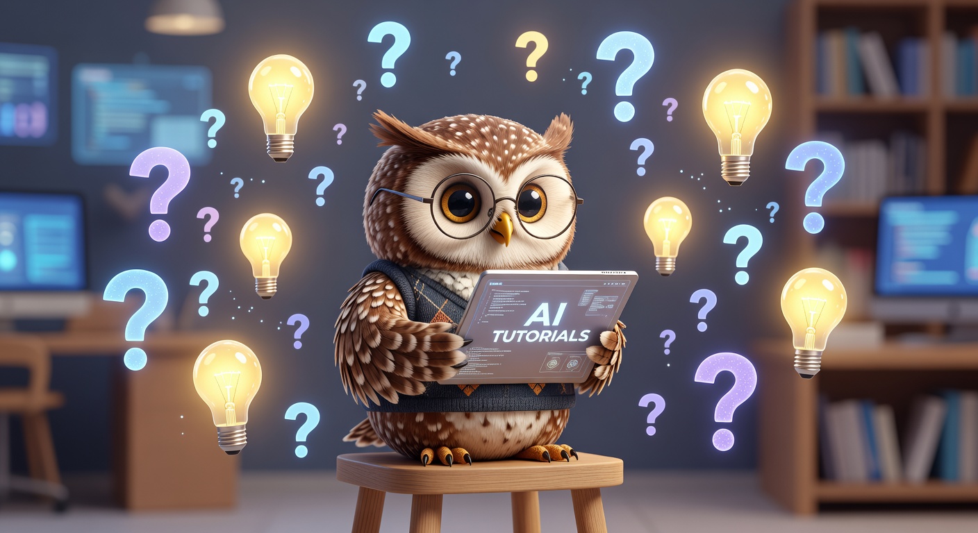 AI Learn Owl Mascot